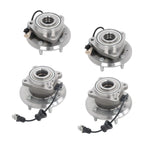 Set of 4 Wheel Bearing Hubs for Chevy Equinox Captiva Sport (2010–2017)