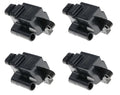 Set of 4 Ignition Coils IGC0131 for Cadillac Chevrolet GMC Hummer (2000–2010)