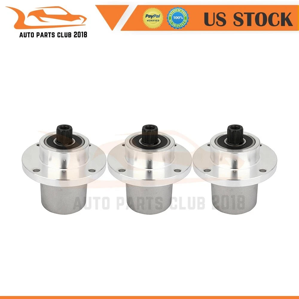 3 PK Spindle Assembly for Hustler Zero Turn Mowers (36" to 60") Part 783506