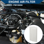 Car Engine Air Filter 2 x for Lexus RX400h 3.3L (2006-2008)