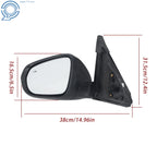 Side Mirror for Chevy Trailblazer LS (2021-2025) Left Textured with Blind Spot