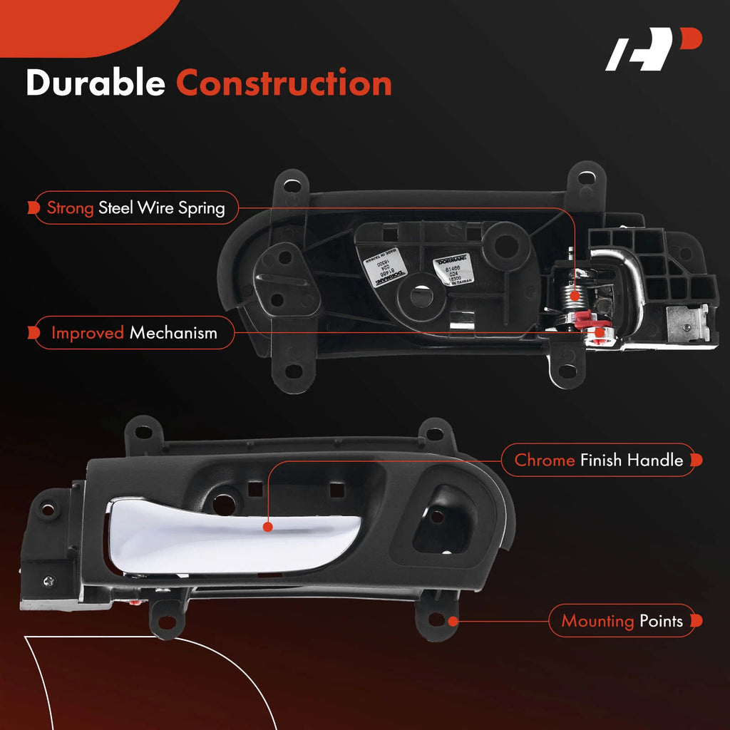 Chrome Front Driver Interior Door Handle for Honda Accord Coupe