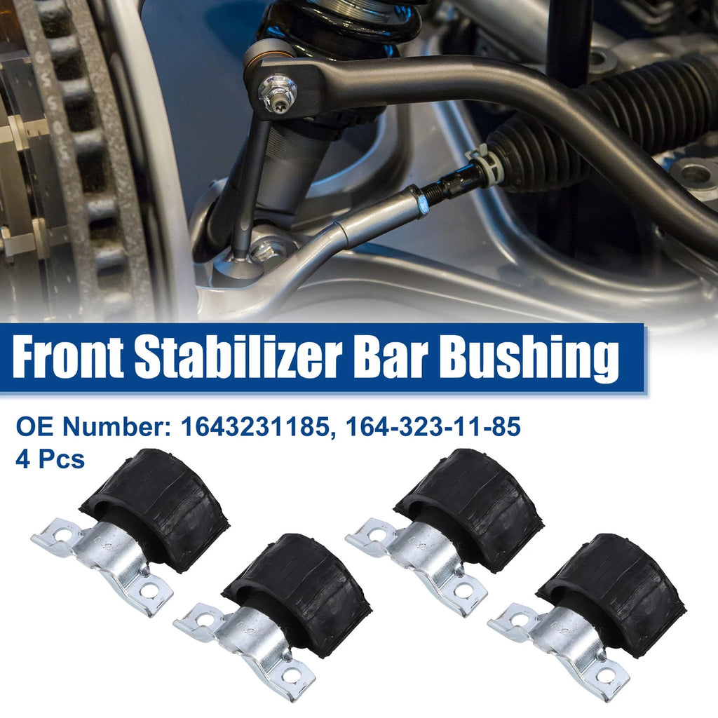 Set of 4 Front Sway Bar Bushings for Mercedes-Benz GL450 (2007–2012) 1643231185