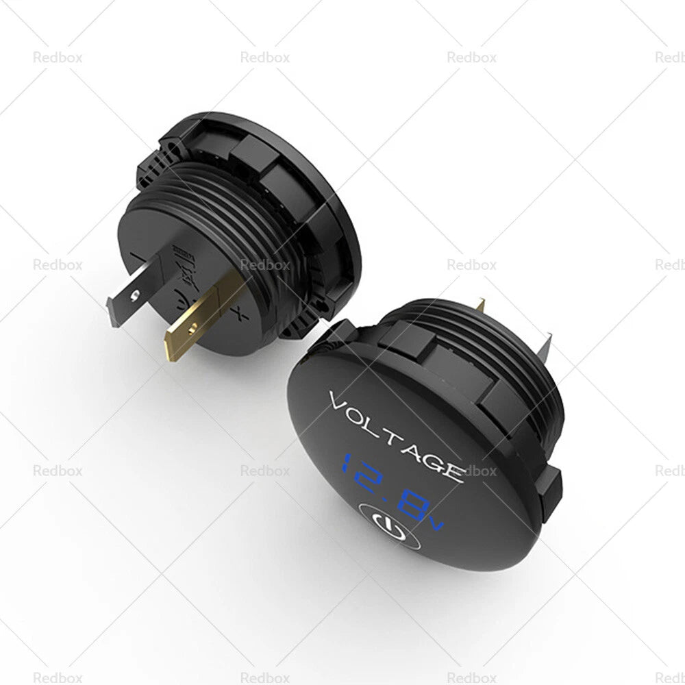2X Volt Gauge for Universal Vehicles (12V-24V) LED DC