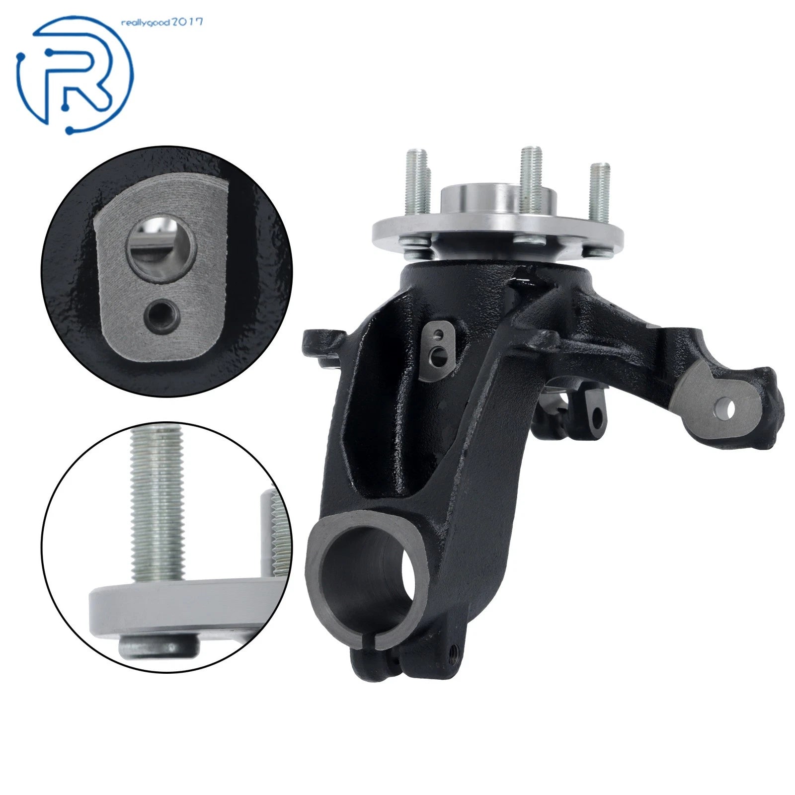 Front Right Steering Knuckle & Wheel Hub Bearing Assembly for Ford Focus (2012–2018)