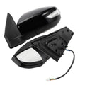 Left Side Door Mirror for Nissan Sentra (2016–2019) Manual Folding Black