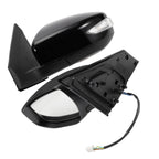 Left Side Door Mirror for Nissan Sentra (2016–2019) Manual Folding Black