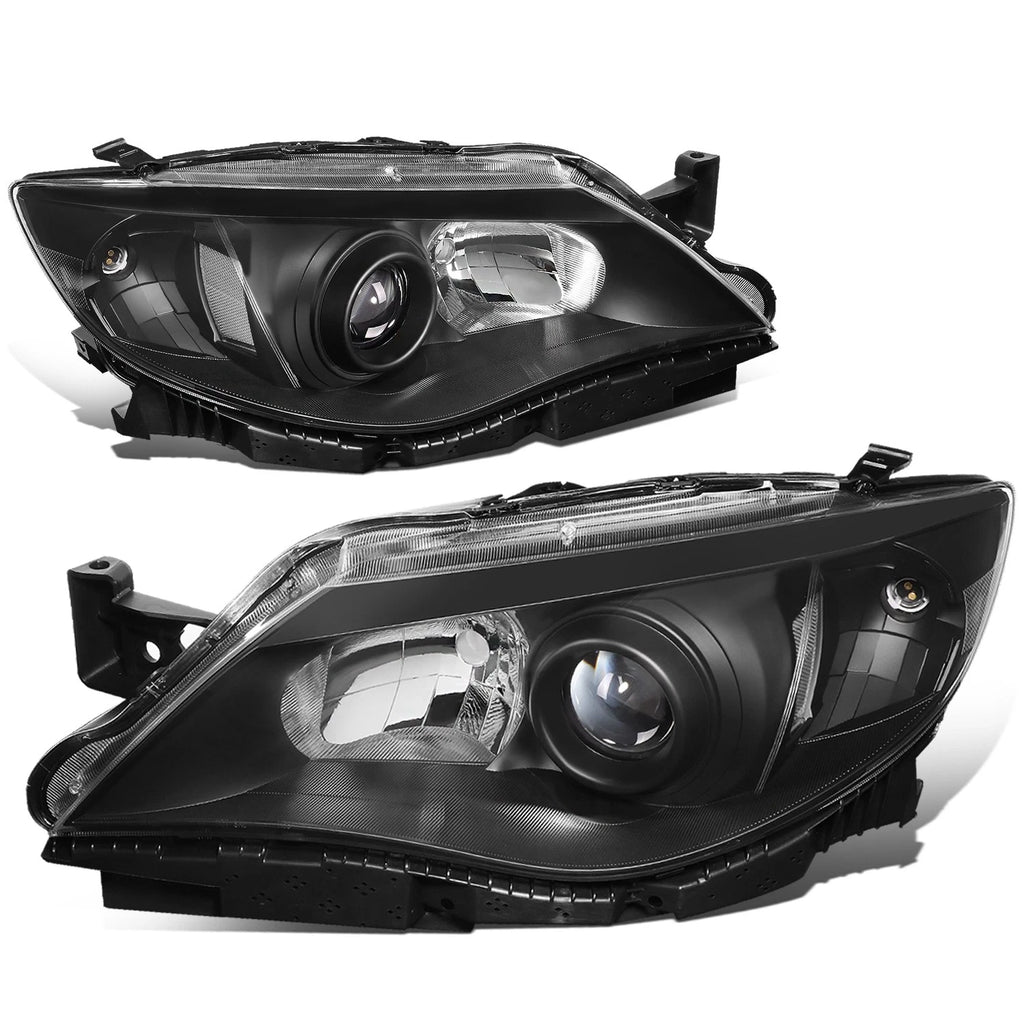 Projector Headlight Lamps for Subaru Impreza (2008–2011) Black Housing