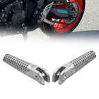 Silver Front Rider Footpeg Footrest Pedals for Yamaha MT09 SP (2021-2023)