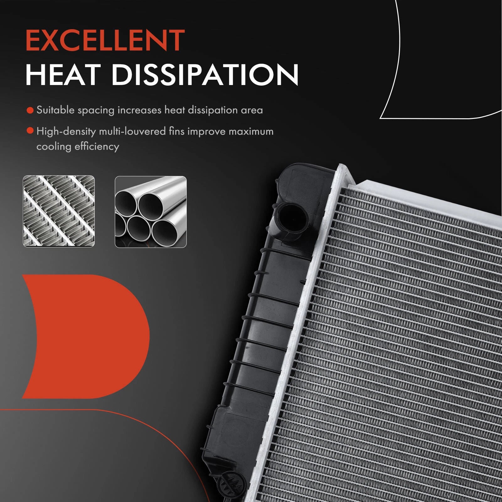 Radiator with Oil Cooler for Buick Regal (1991–1993)