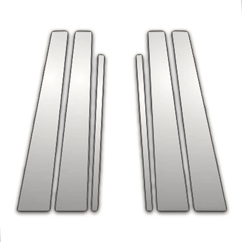 6Pc Chrome Pillar Post Covers Replacement for Cadillac DeVille (1994–1999)