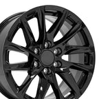 20" Gloss Black Wheel for 1999-2024 Cadillac Escalade - RVO4771