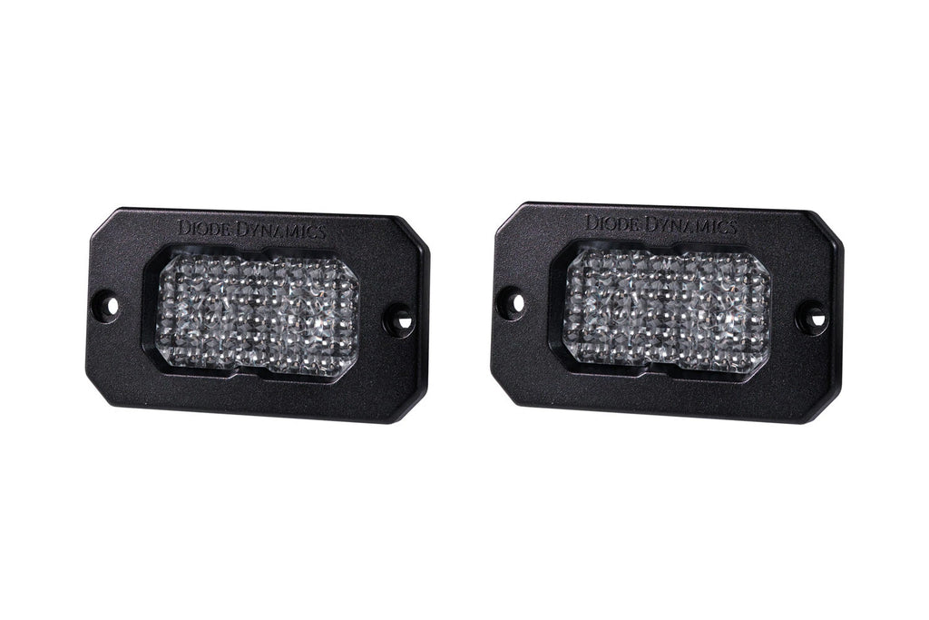 LED Bumper Flood Light Flush Mount Red Backlight for Toyota Hilux (2016–2023)