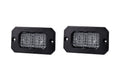 LED Bumper Flood Light Flush Mount Red Backlight for Toyota Hilux (2016–2023)
