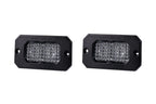 LED Bumper Flood Light Flush Mount Red Backlight for Toyota Hilux (2016–2023)