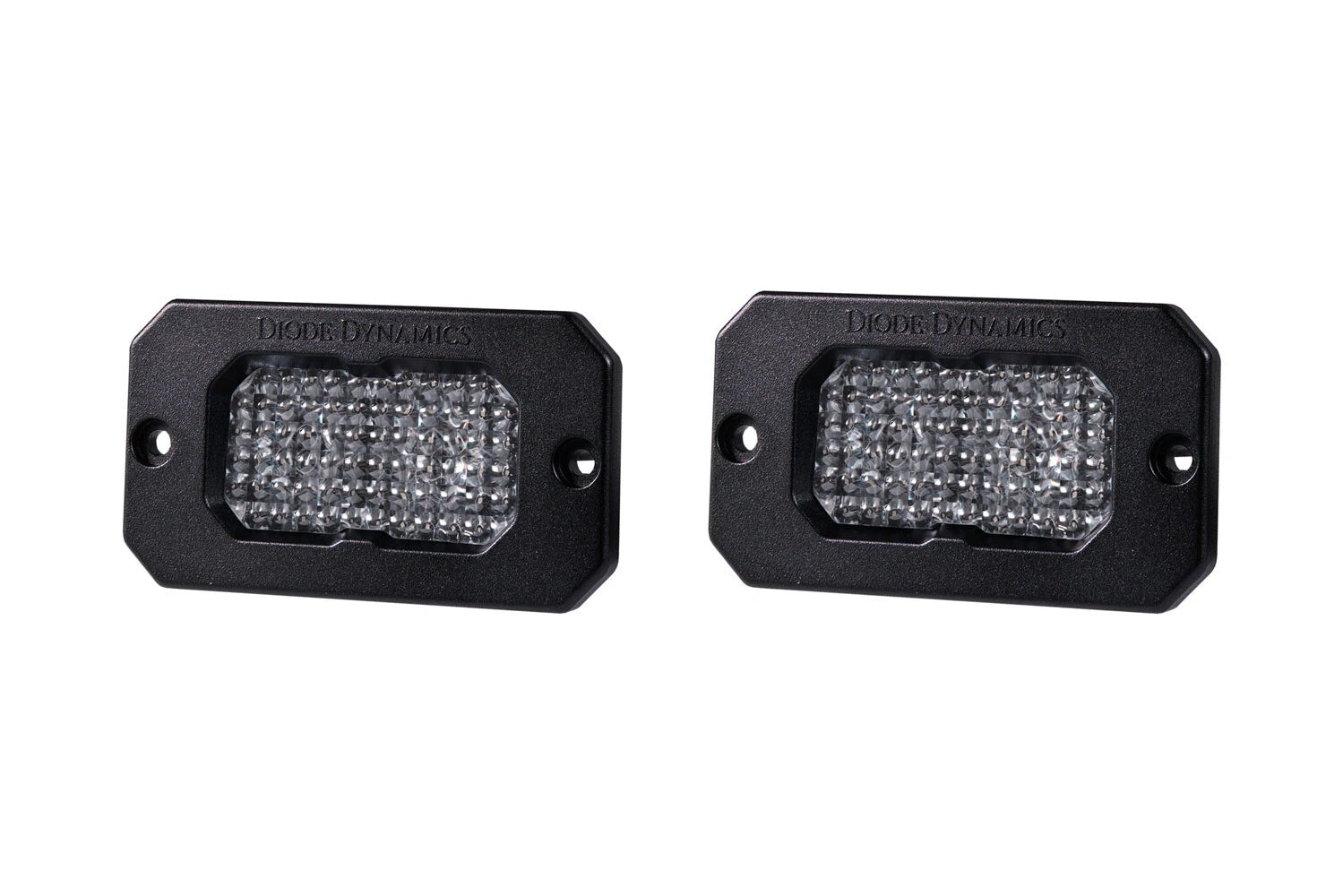 LED Bumper Flood Light Flush Mount Red Backlight for Toyota Hilux (2016–2023)