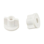 Set of 4 Rear Nut Fixed Replacement for 6mm Screws (White)