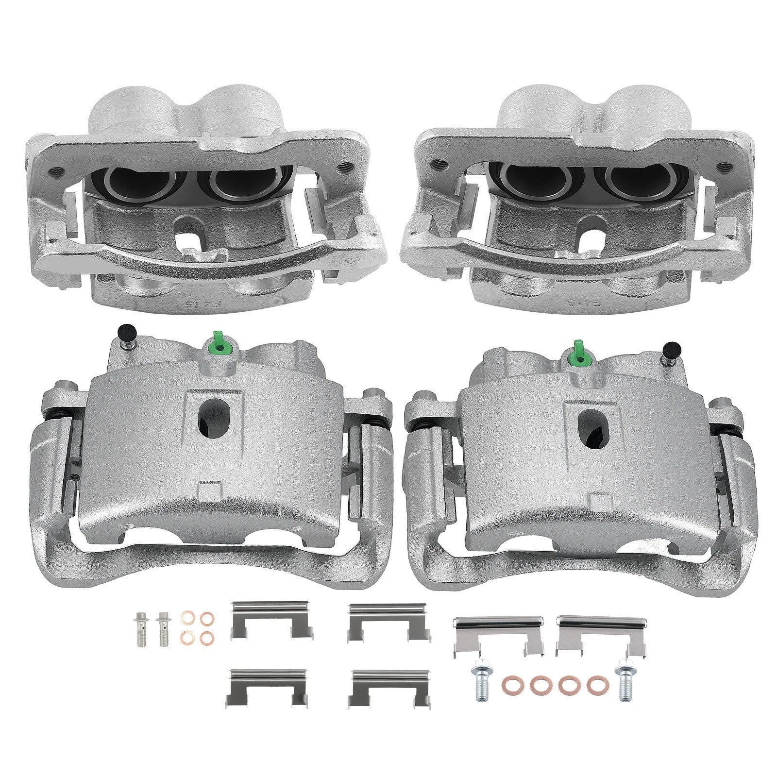 Set of 4 Disc Brake Calipers for Chevy Avalanche Suburban Silverado 2500 (2001–2006)