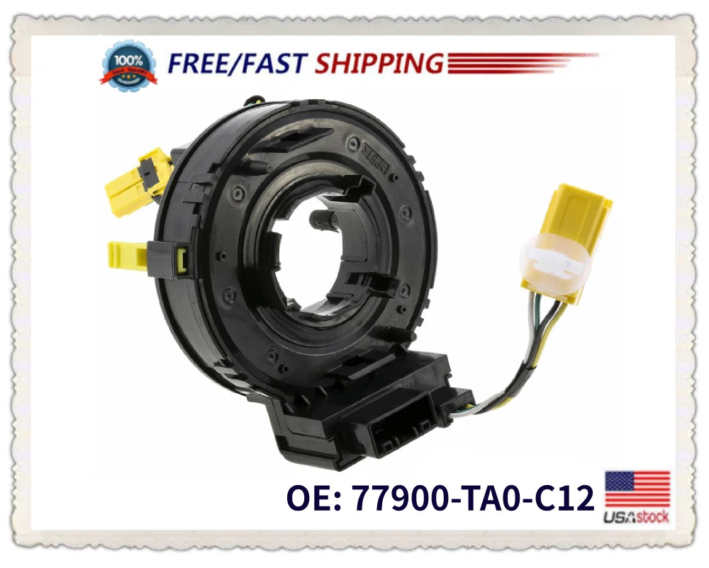 Clock Spring 77900-TA0-C12 for Honda Insight (2011–2014), Pilot (2009–2012)