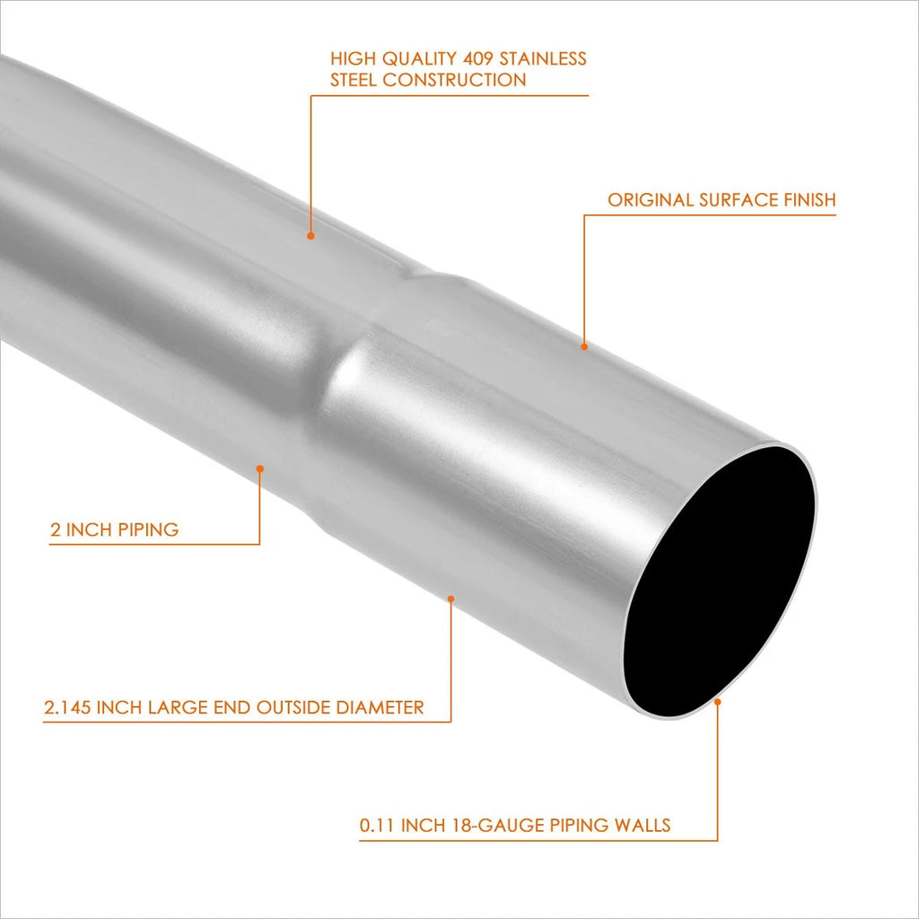 Set of 8 Exhaust Piping Kit for Universal (2.0" OD)