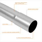 Set of 8 Exhaust Piping Kit for Universal (2.0" OD)