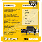 13000 lbs Electric Winch for Truck Trailer Off-Road 4WD