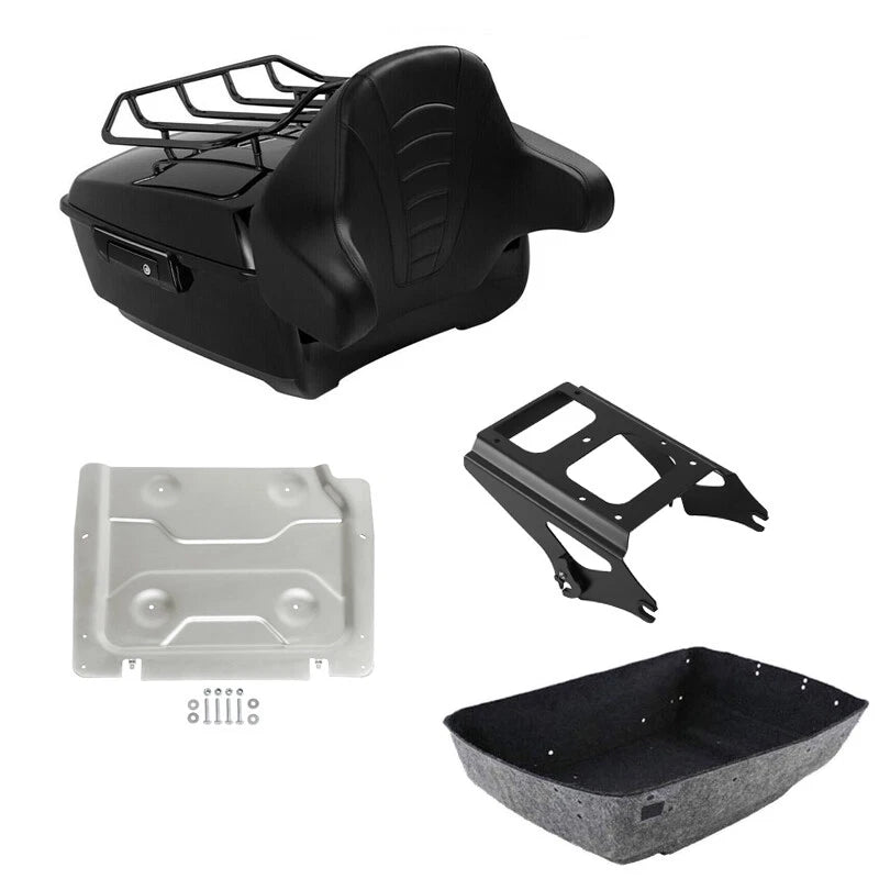 Trunk Backrest Mount Rack Plate for Harley Touring (2009–2013)