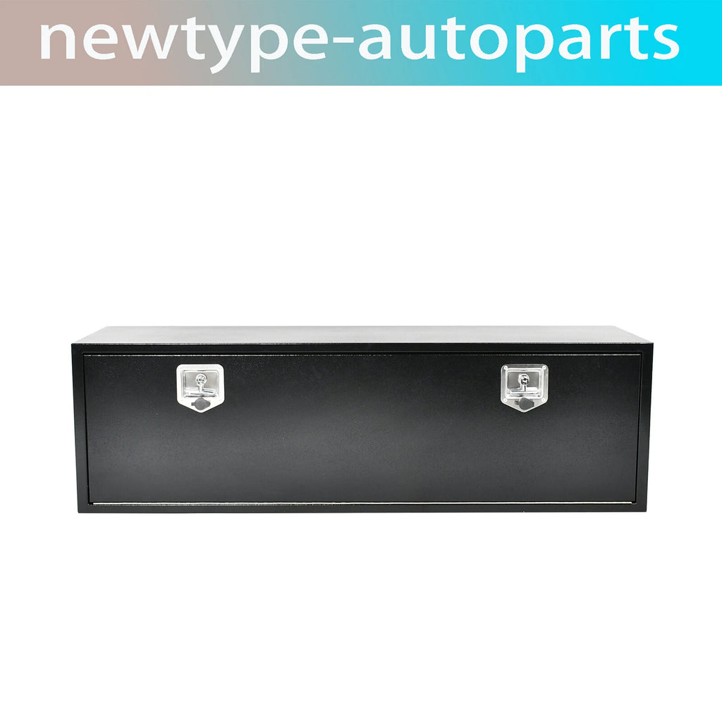 Steel Tool Box for Pickup Truck (60"x18"x18") - Lock & Key, Black