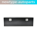 Steel Tool Box for Pickup Truck (60"x18"x18") - Lock & Key, Black