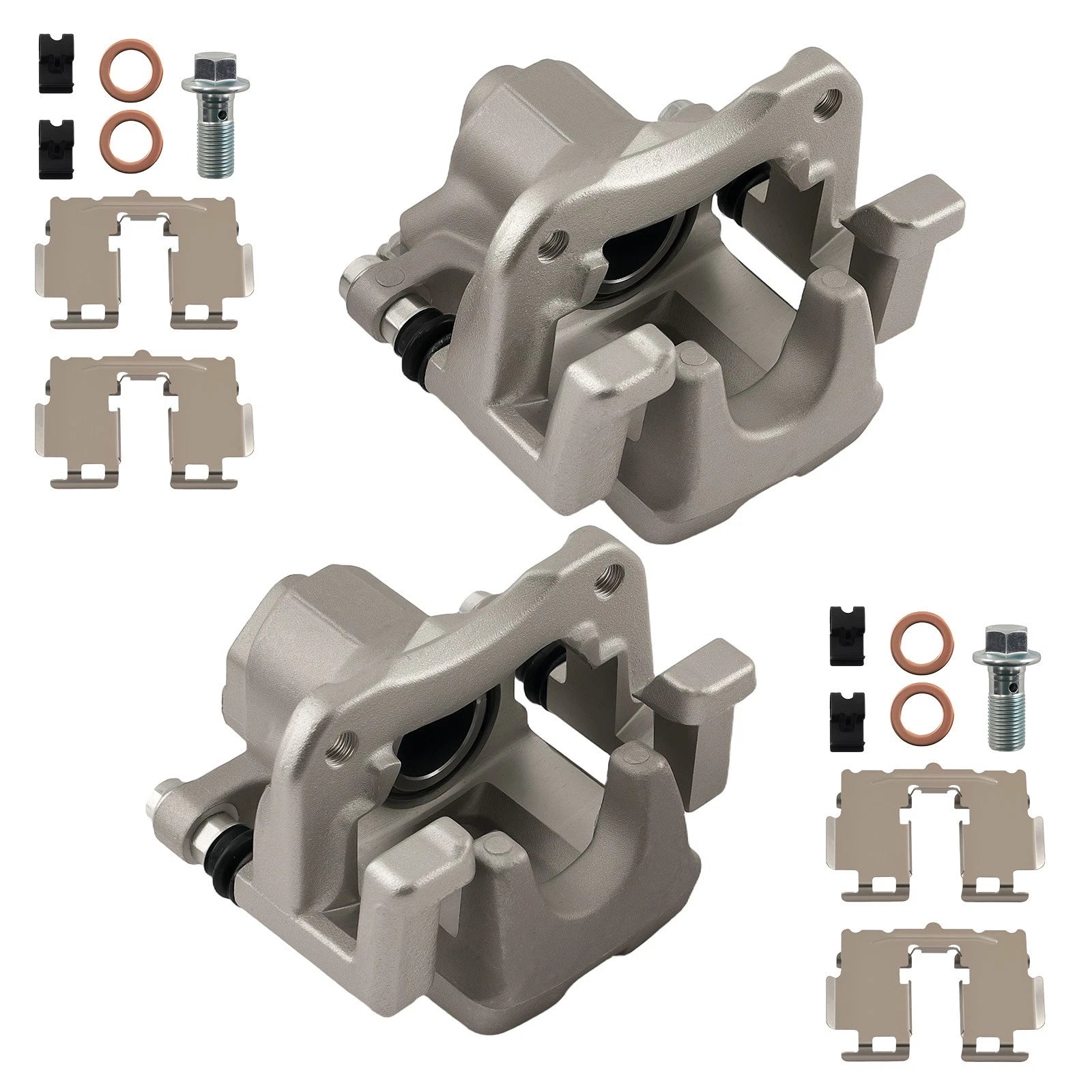 Set of 2 Rear Disc Brake Calipers for Lexus ES300h/Toyota Avalon (2013–2018)