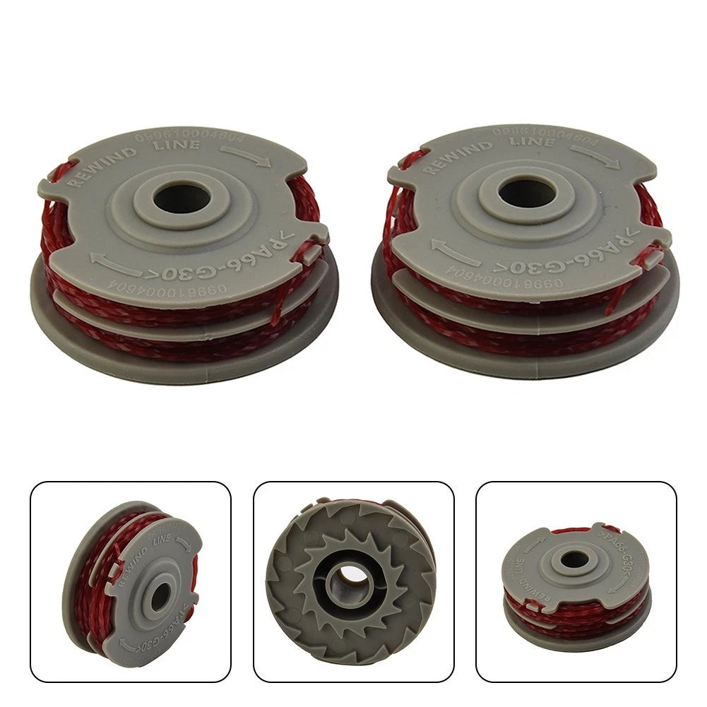2X Trimmer Spool & Line for Flymo Speedi-Trim STXT25 (9669790-01)