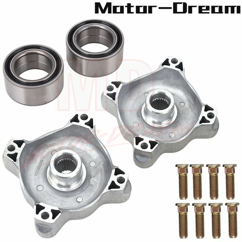 Set of 4 Wheel Hub Stud Bearings for Polaris RZR 800 (2008–2014)