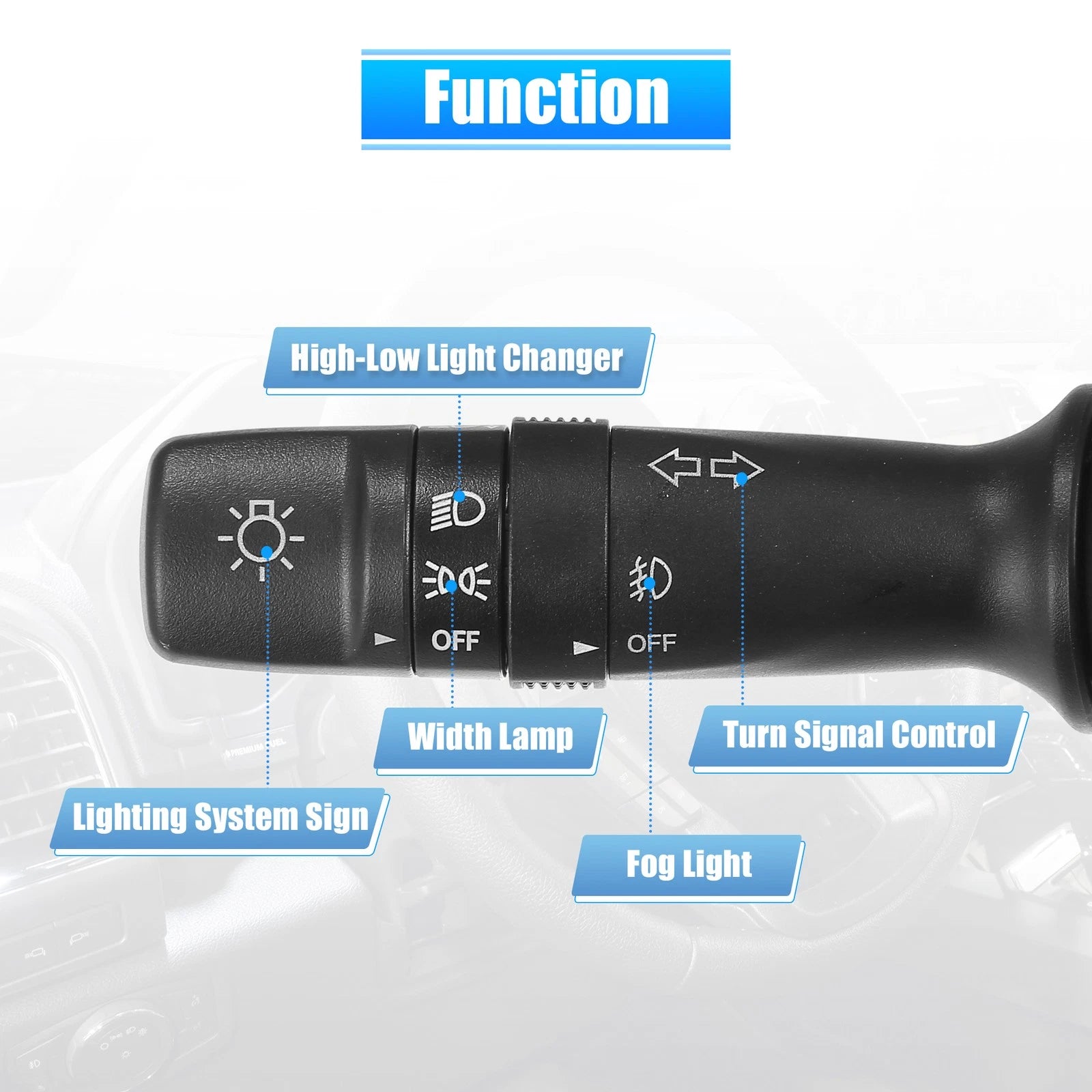 Multifunction Turn Signal Wiper Switch for Hyundai Coupe Tucson (2001–2010)