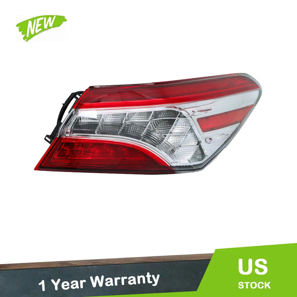 Passenger Outer Tail Light for Toyota Camry XLE XSE (2018–2020) LED
