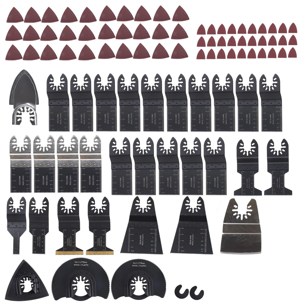 94Pcs Oscillating Saw Blades for Universal Use
