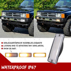 2PC Clear Sequential LED Front Signal Lights for Toyota 4Runner (1984–1989)