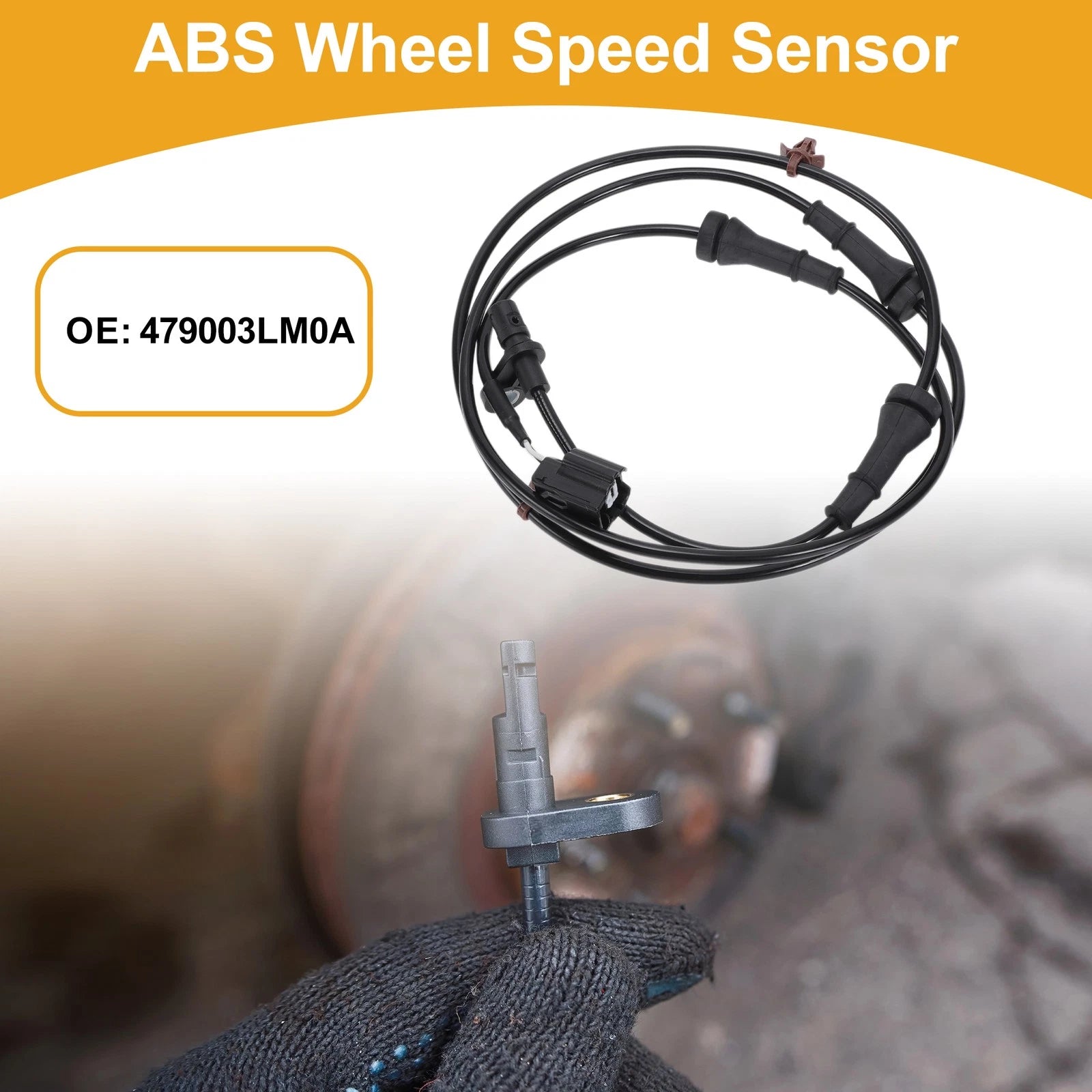 ABS Wheel Speed Sensor No. 479003LM0A for Nissan NV200 (2010–2021) Rear Right
