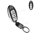 Full Seal Keyless Key Fob Holder Cover for Nissan (2000–2006)