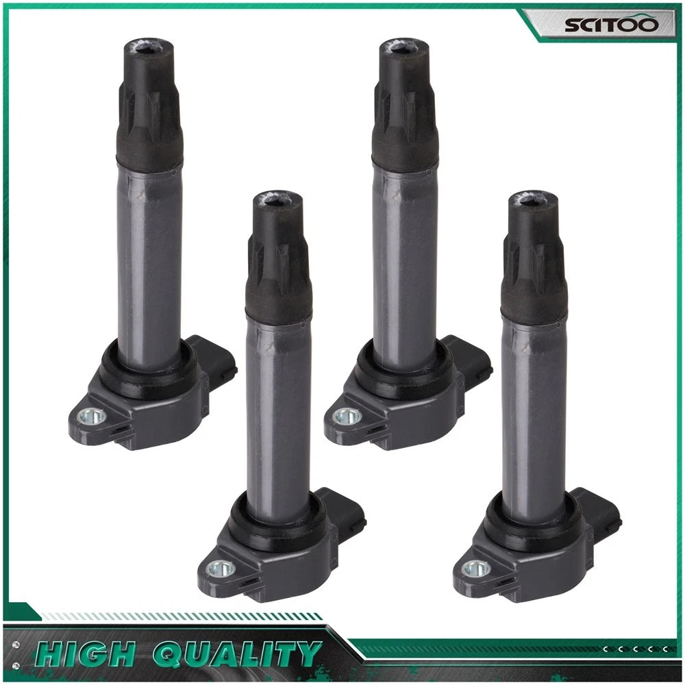 Set of 4 Ignition Coils for Mitsubishi Lancer Outlander Sport (2011–2018)