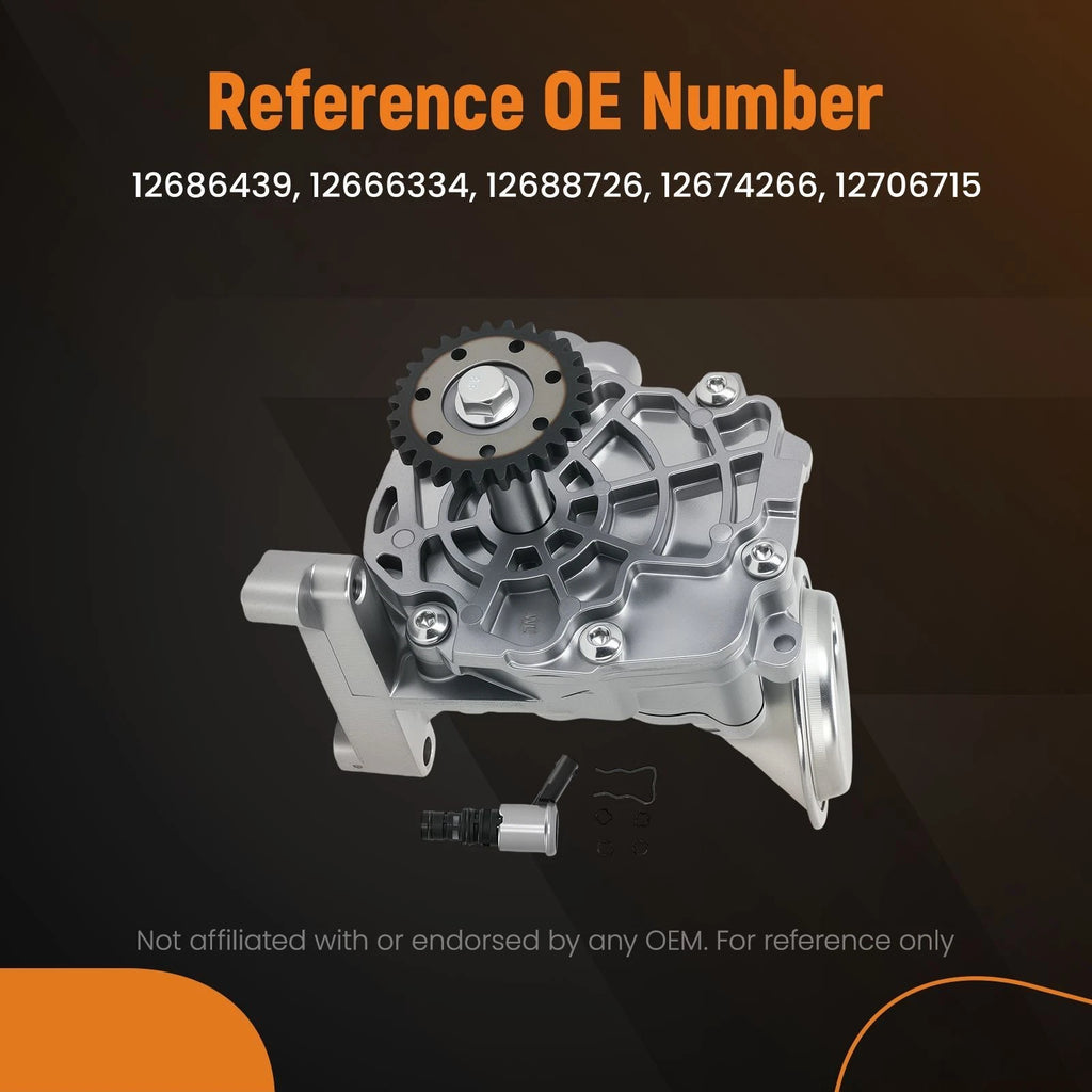 Oil Pump 12686439 for Chevrolet Malibu Equinox Cruze 1.4L 1.5L (2016–2023)