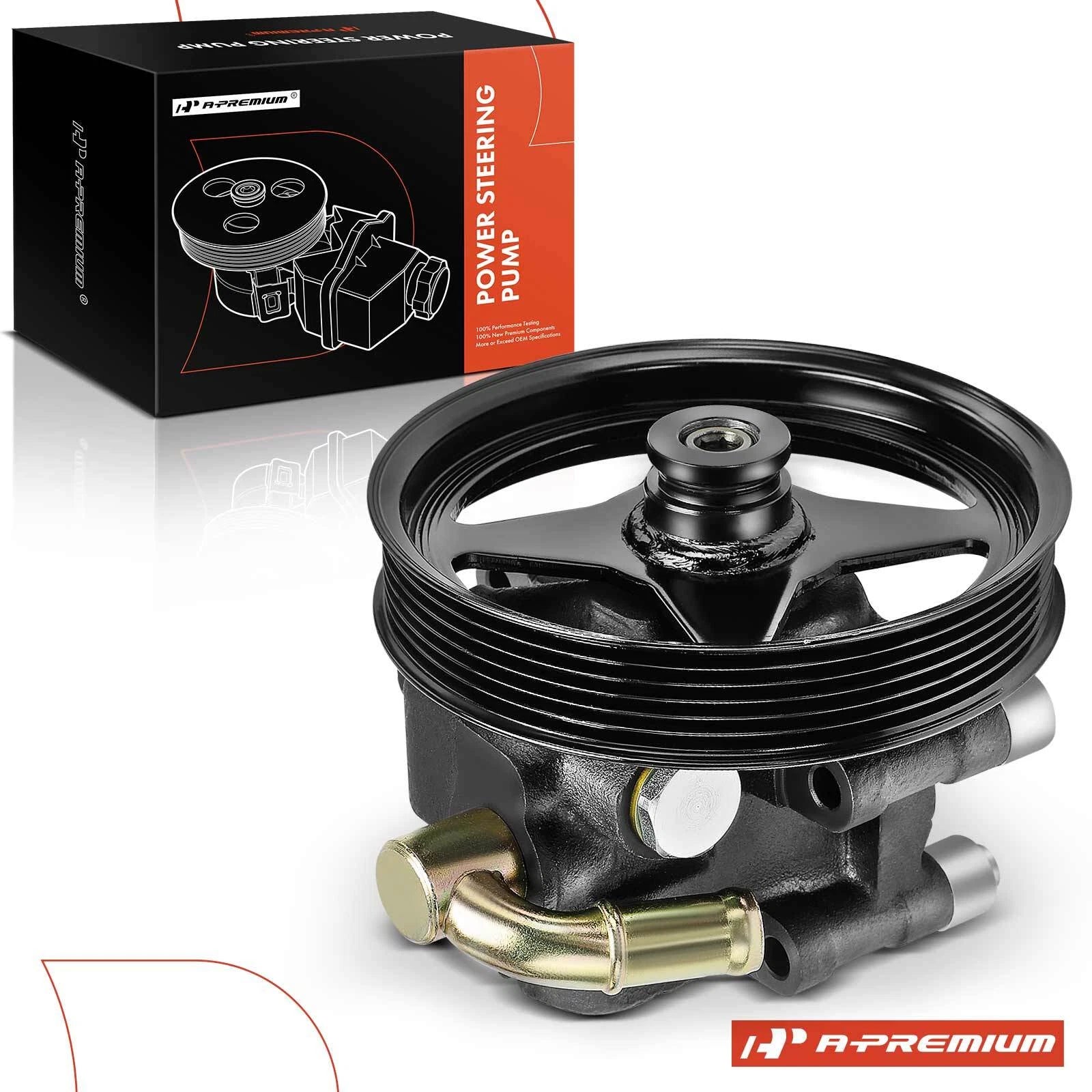 Power Steering Pump with Pulley for Ford F-150, Lincoln Mark LT (2004–2008)