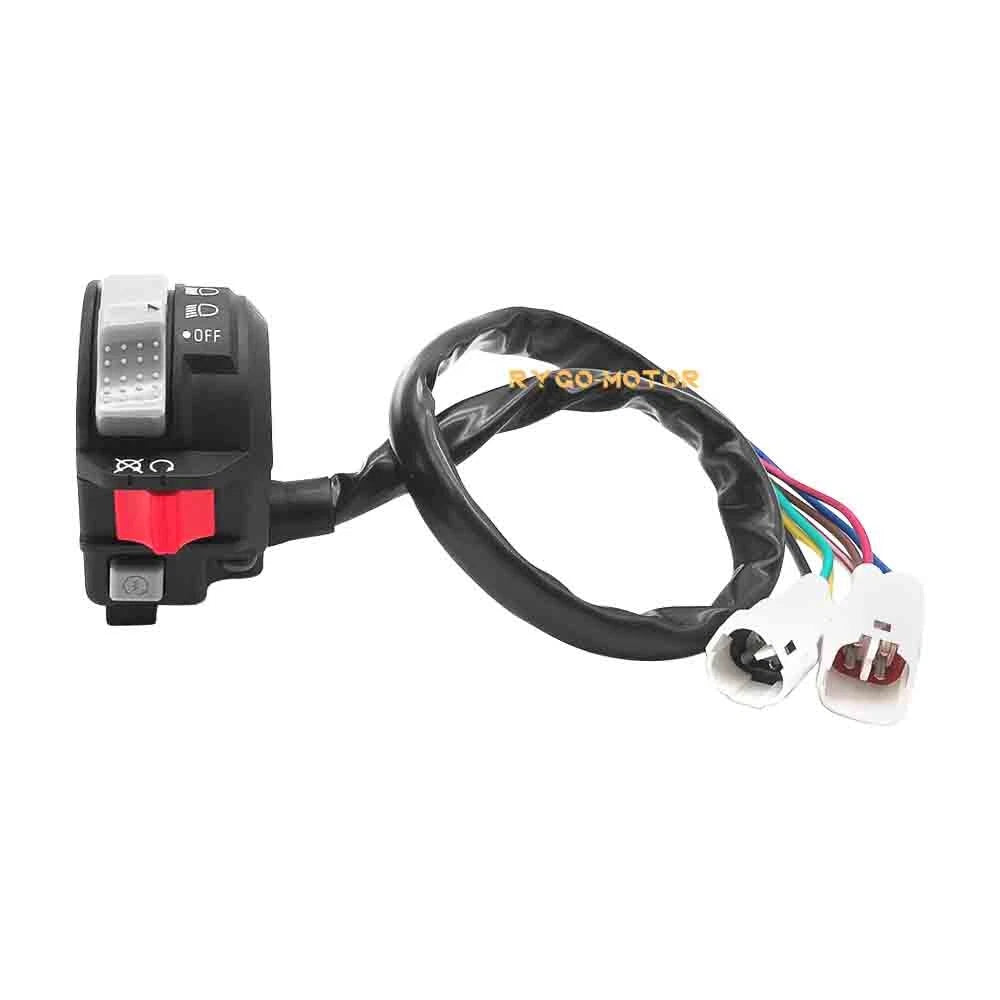 Handlebar Start Switch & Ignition Key Switch for Yamaha Warrior/Wolverine 350 (1997–2004)