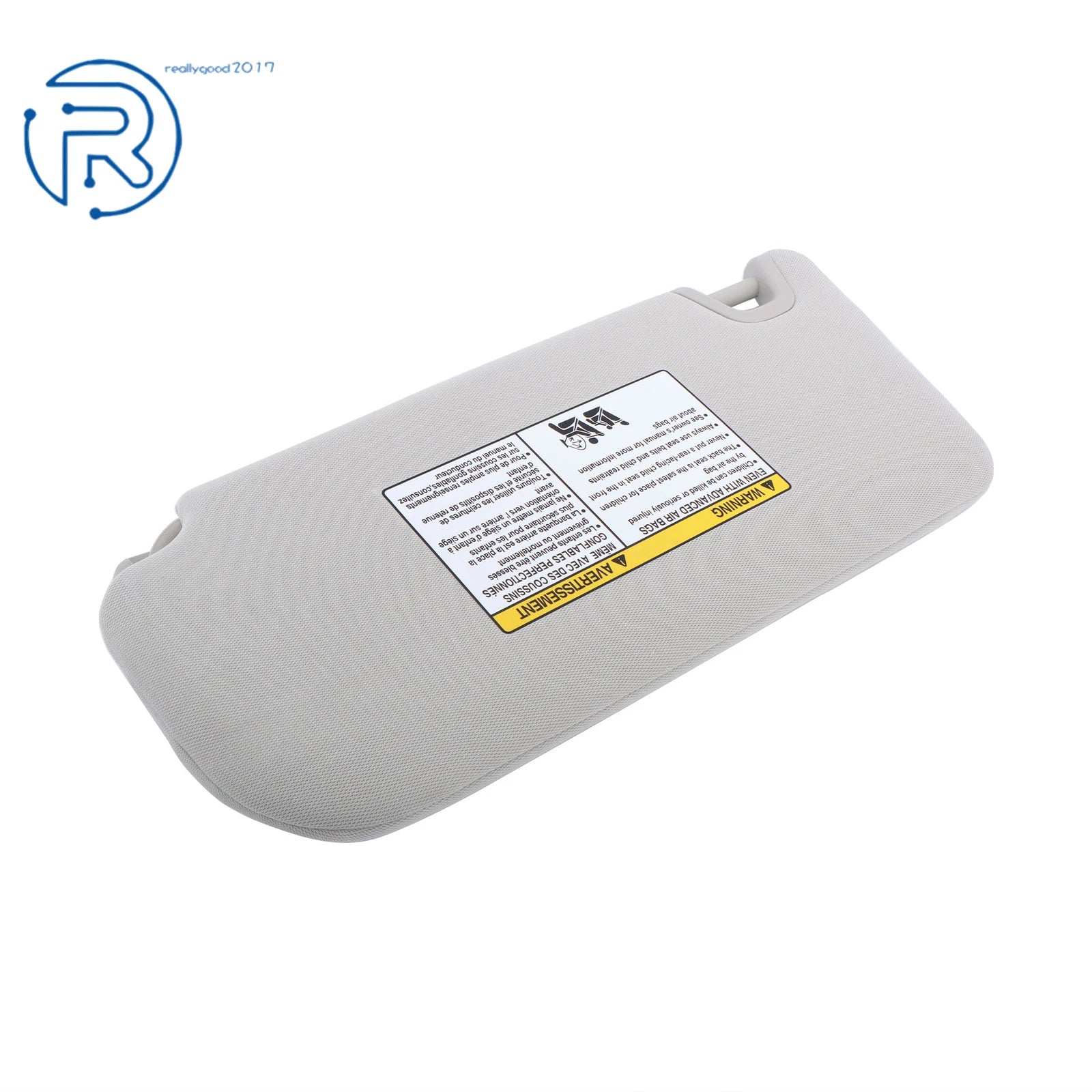 Passenger Side Sunvisor for Nissan Altima (2019-2024) Gray with Lights