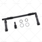 Braided AN6 Dual Feed Fuel Line for Holley 4150 Carburetor (Fits 4150)