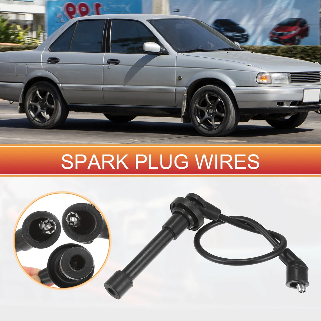 5pcs Spark Plug Wire Ignition Coil Cable No. 2245074Y25 for Nissan Sentra 200SX (1995–1999)
