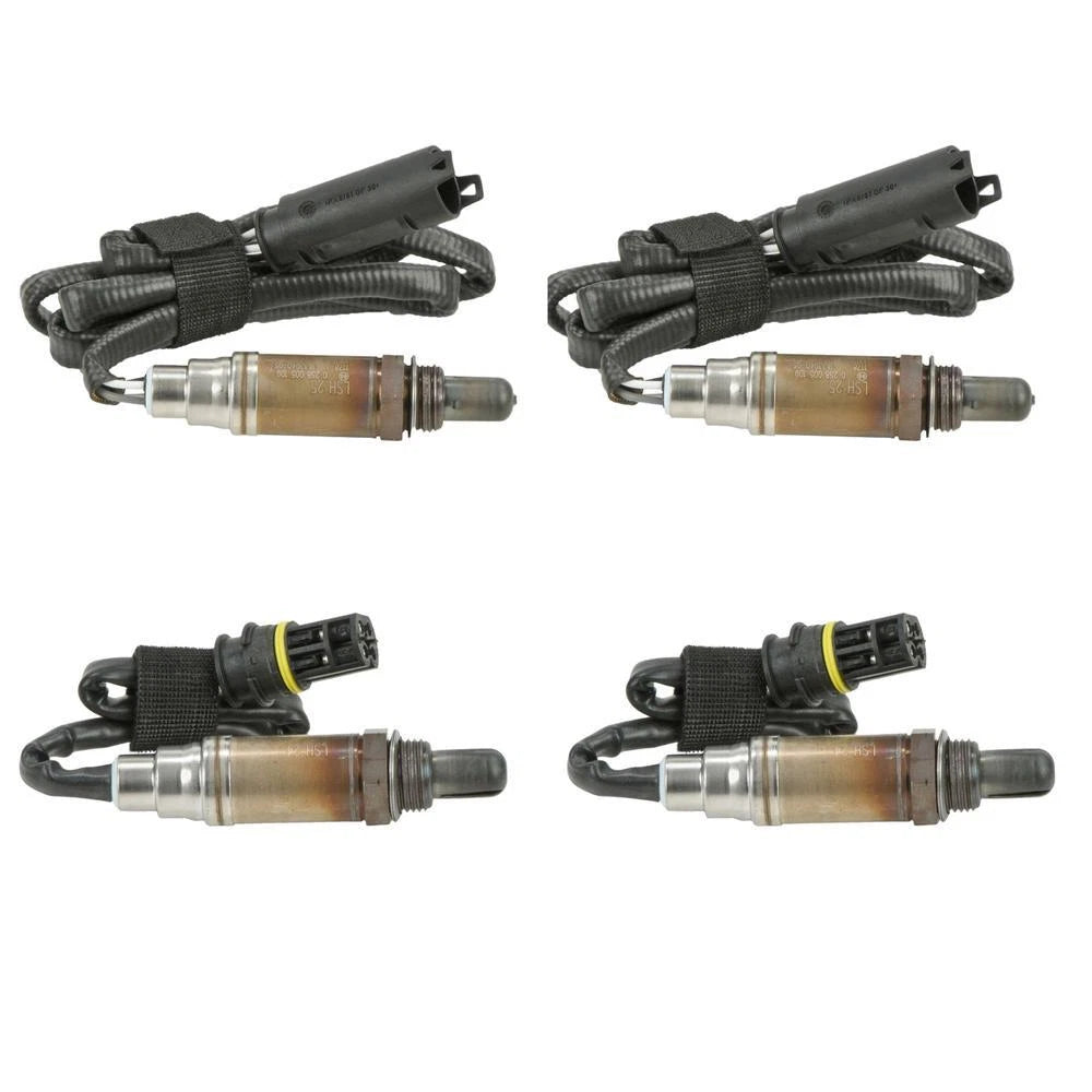 Set of 4 O2 Oxygen Sensors for BMW (OEM Bosch)