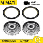 2Pcs Front Brake Drum Hub w/Seal for Honda Rancher 350 2X4 ES TRX350TE (2000–2006)