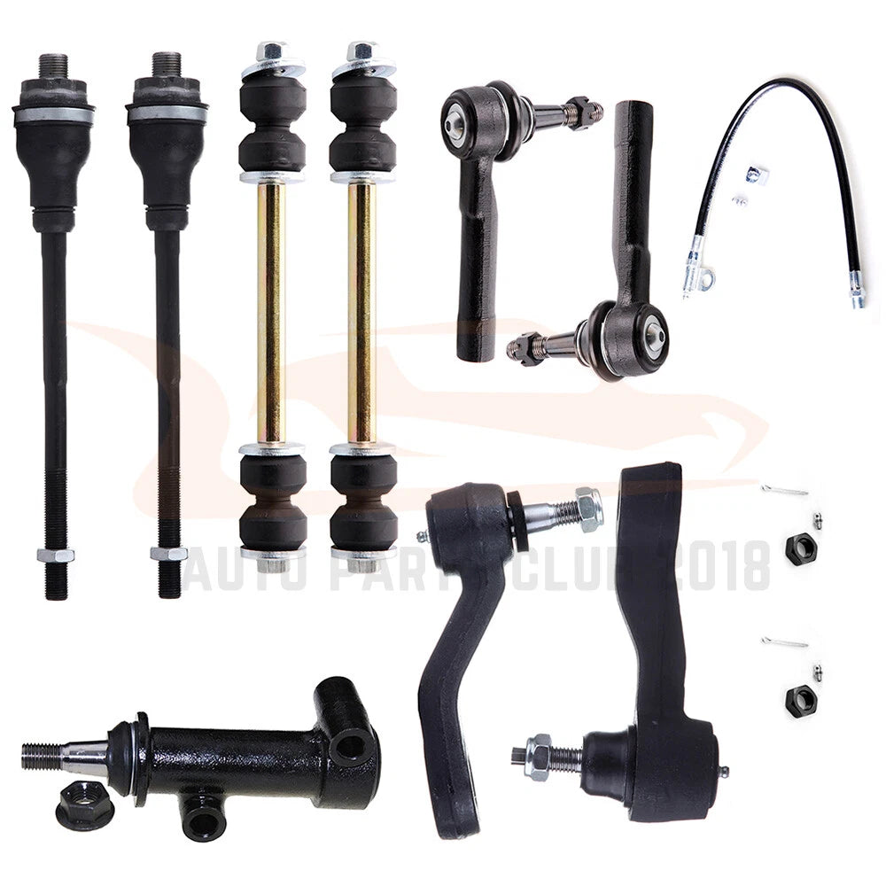 9Pcs Front Sway Bar Idler Arm Tie Rod for Chevrolet Silverado 2500 (1999–2000)