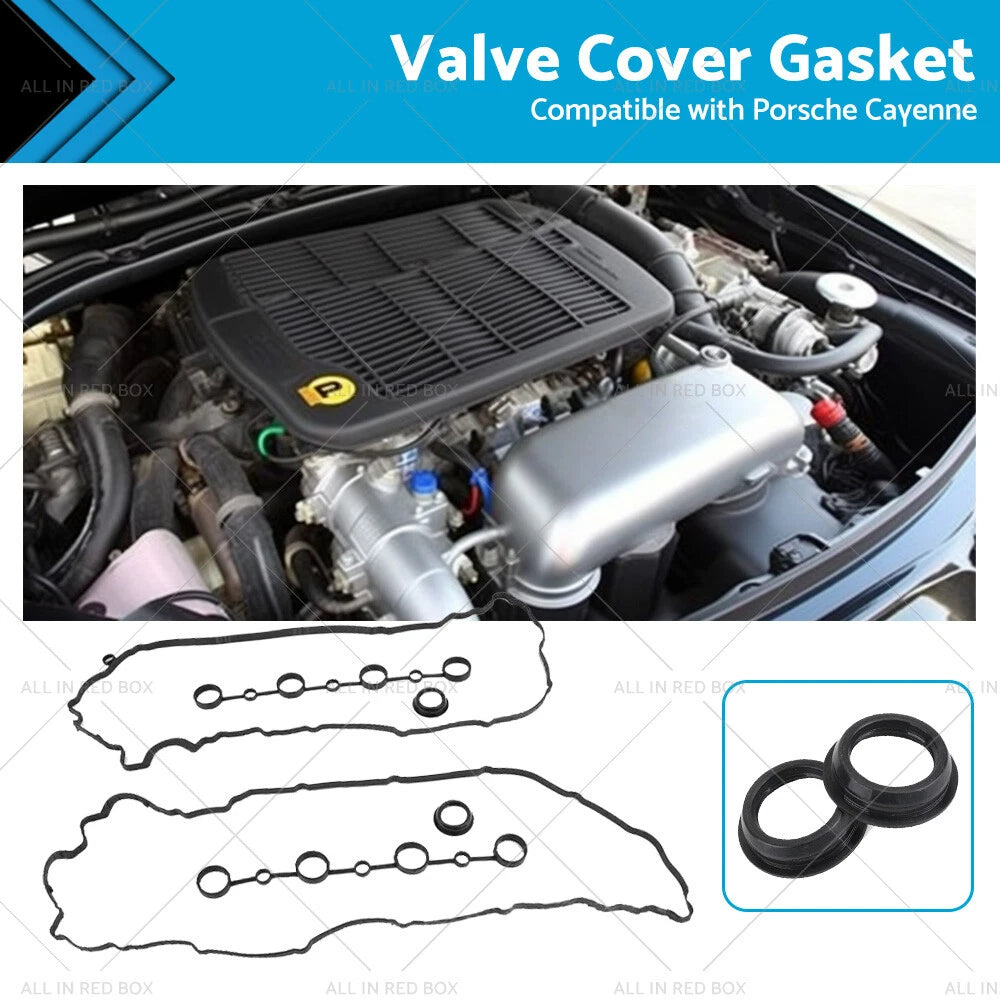 Set of 2 Valve Cover Gaskets for Porsche Cayenne V8 (2003–2006)