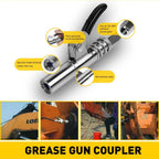 Grease Gun Coupler for Universal Use (High Pressure, Quick Release)